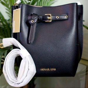 BRAND NEW Micheal Kors Black Cross Body Bucket Bag